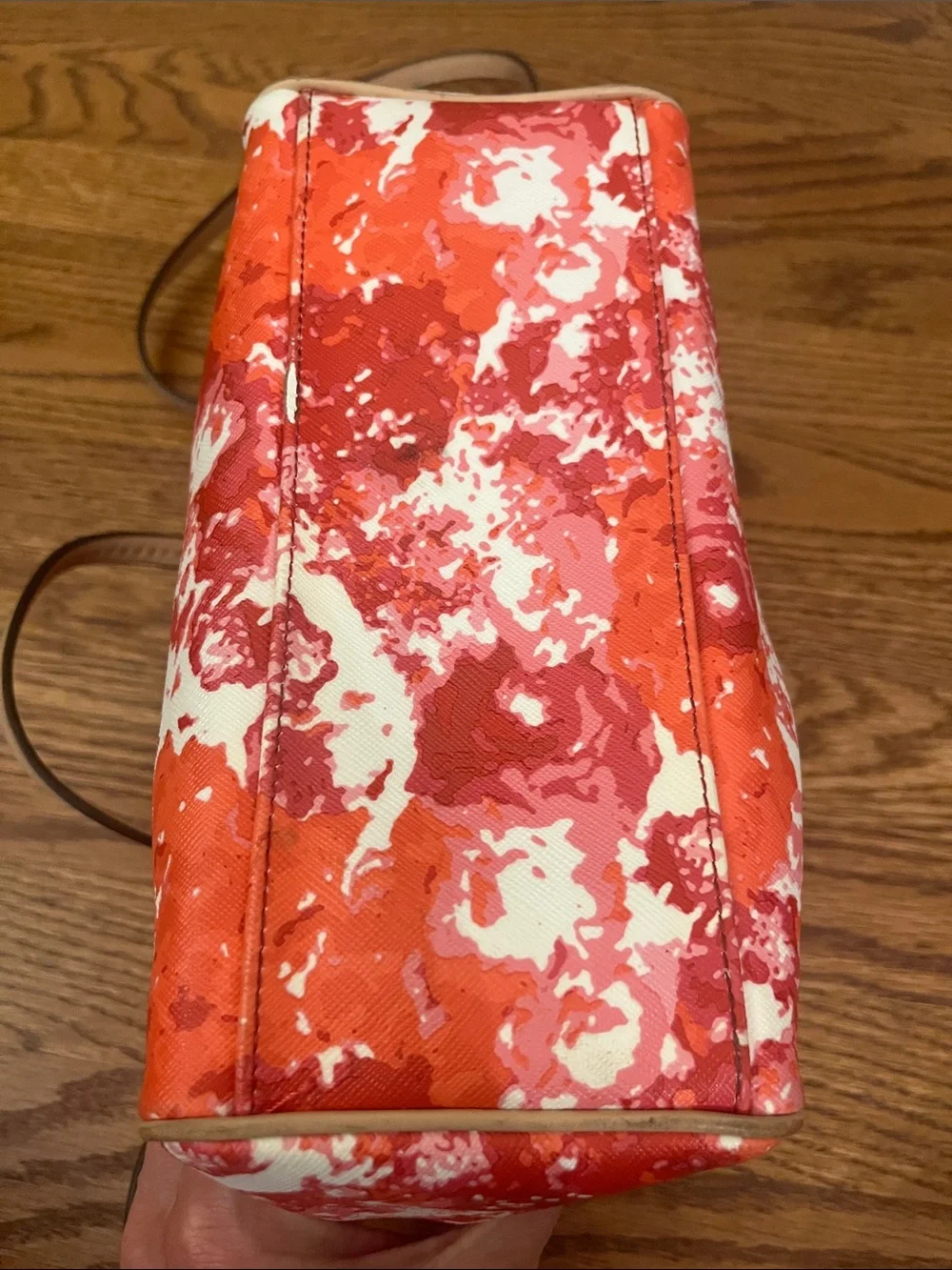 Coach Peyton Floral Mini Bennett Satchel COA
